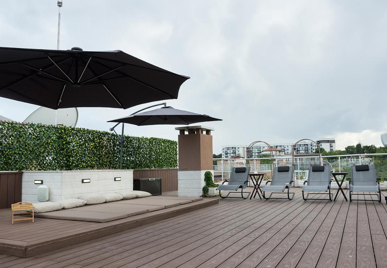 산콘스탄틴앤헬레나 Under The Stars - Lux Penthouse With Pool And Terrace By Flat Mаnager 아파트 외부 사진